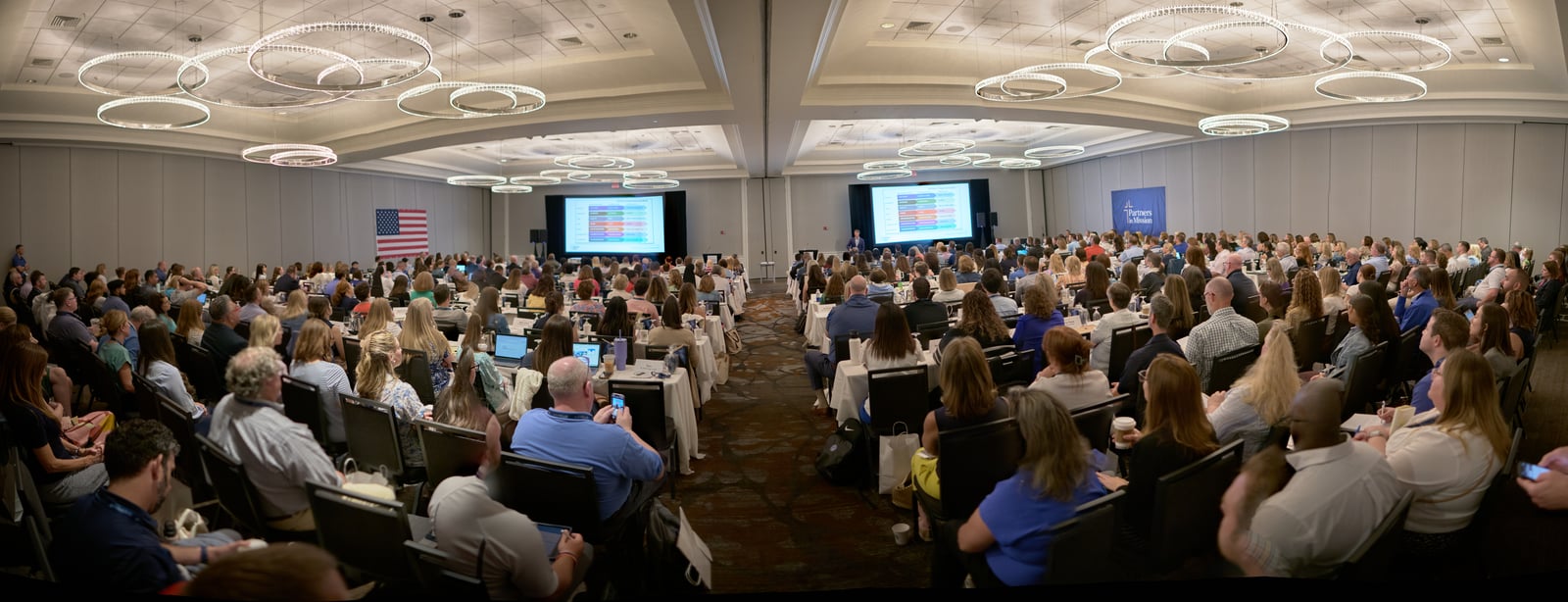 General Session Room with hundreds of attendees